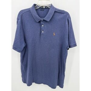 Polo Ralph Lauren Classic Fit Mens Large Blue Shirt Classic Pony Preppy